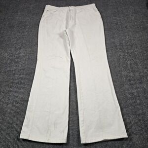 Men's White Bootcut Jeans
